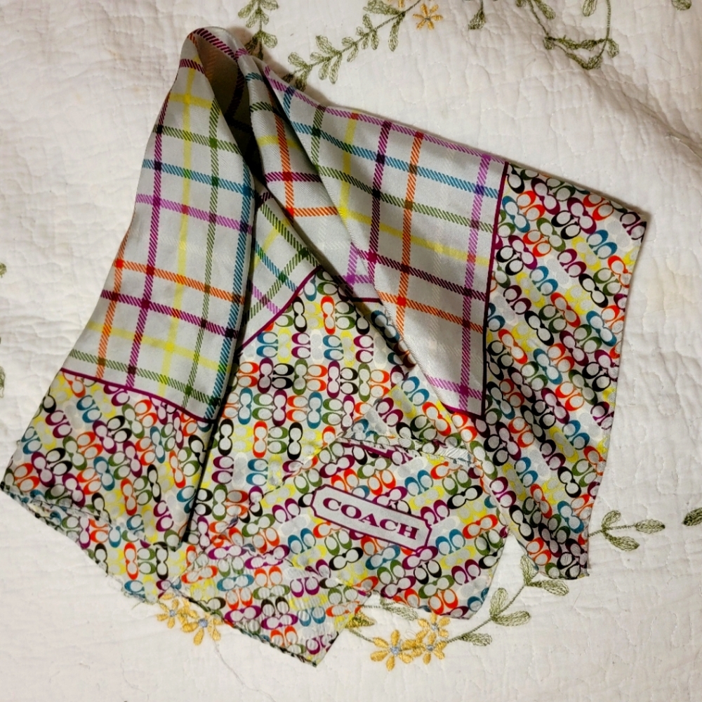 COACH Silk Scarf